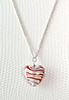 Collier coeur rouge Shama